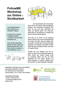 Read more about the article Workshop: “online sichtbar sein”